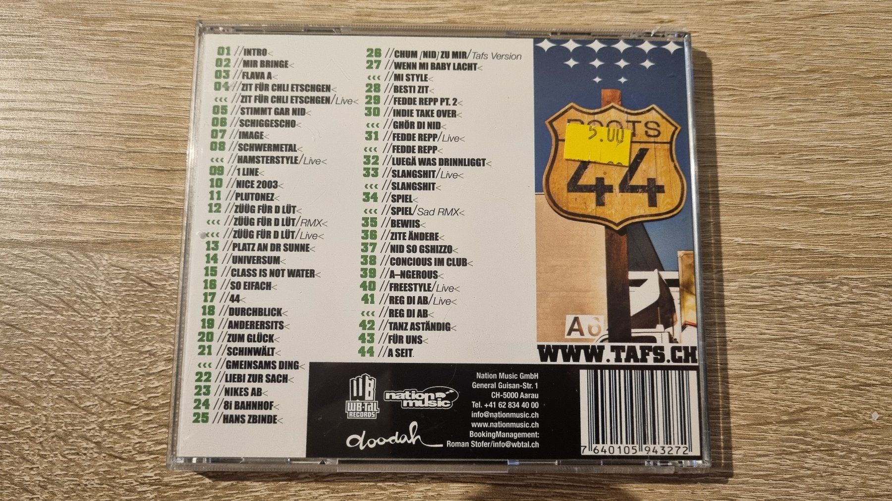 CDs: TAFS - Roots 44 – Gebraucht aus Hagenbuch ZH von lecterr55 2