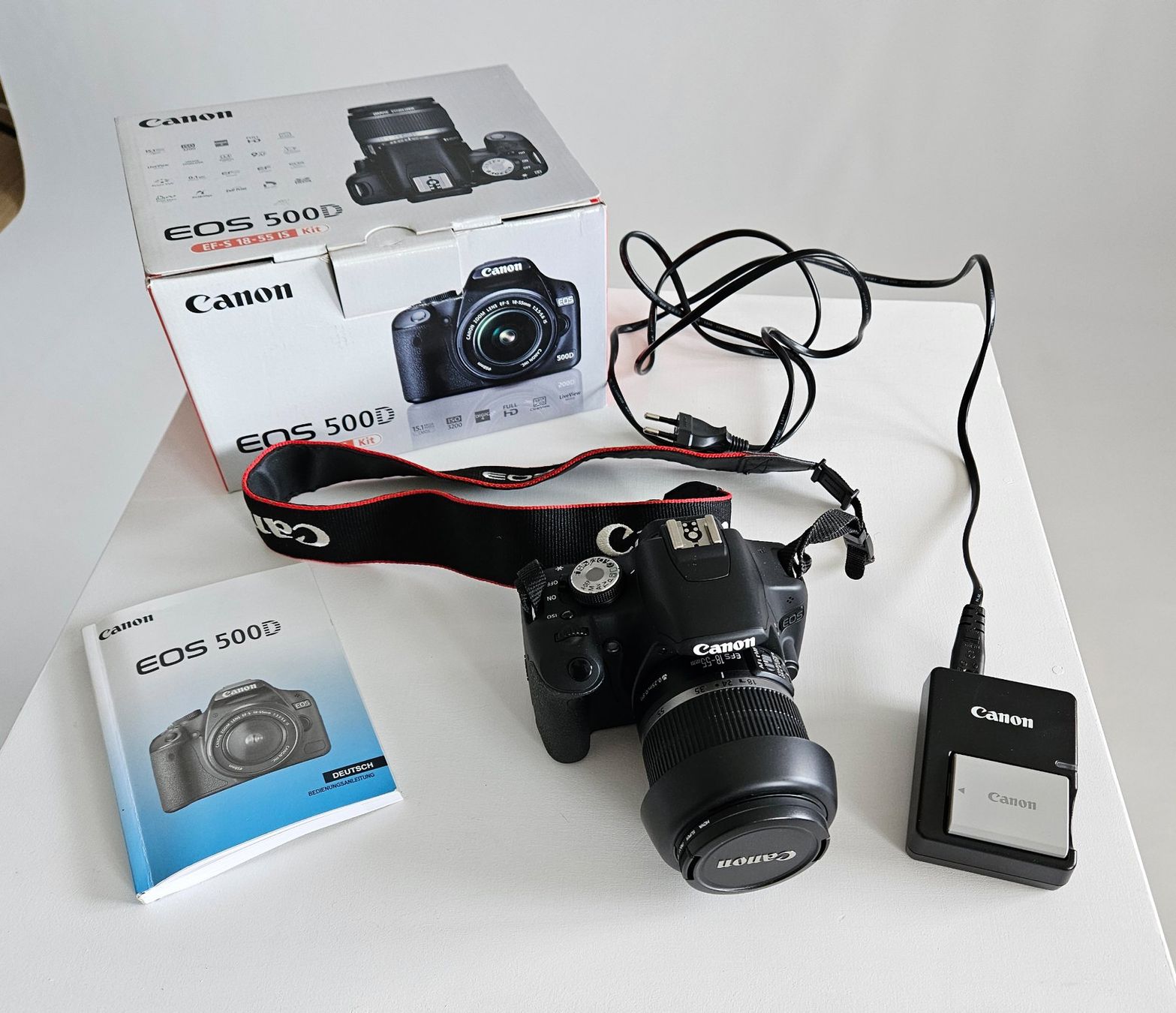 Canon Fotocamera: EOS 500D Kit inkl. Lowepro Tasche – Usato da Steinhausen venduto da AnitaImfeld