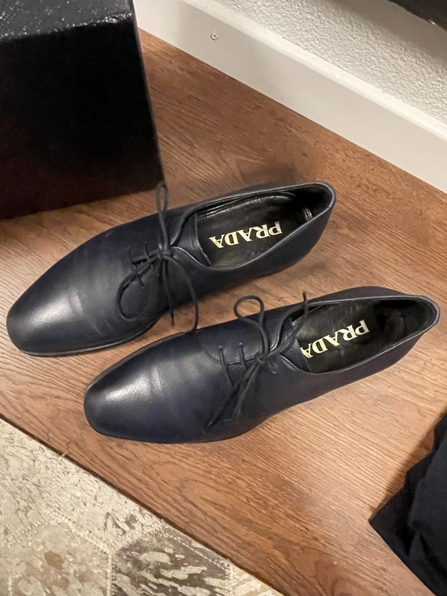 Prada Scarpe da uomo: Prada Modell Saffiano Schuhe Size UK5/ EU39 – Usato da Uznach venduto da Player6 7