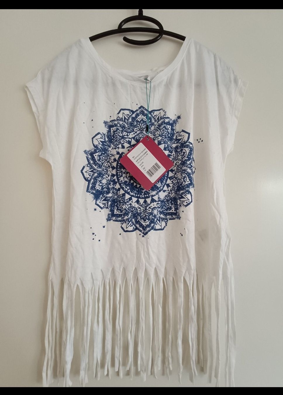 Top: Damen Sommer Top mit Fransen Gr. 36/S – Nuovo (secondo la descrizione) da Dübendorf venduto da Me_sa