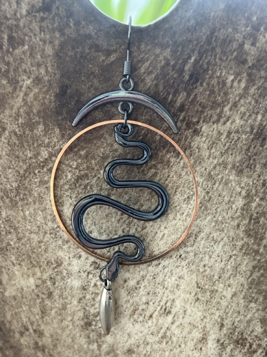 Ohrringe & -stecker: Statement Ohrringe mit Schlange – Neu (gemäss Beschreibung) aus Seon von Sunny-Schmuck78 1