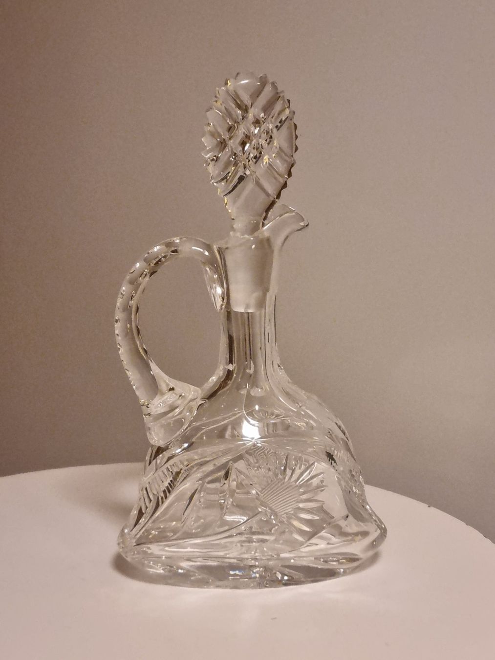 Caraffe: Vintage Glas Karaffe mit Stopfen 20cm – Usato da Scharnachtal venduto da devin03 2
