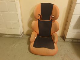 Kindersitz 15-36 kg, orange/schwarz, ohne Isofix