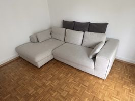 Canapé d’angle Pfister / Xora beige clair