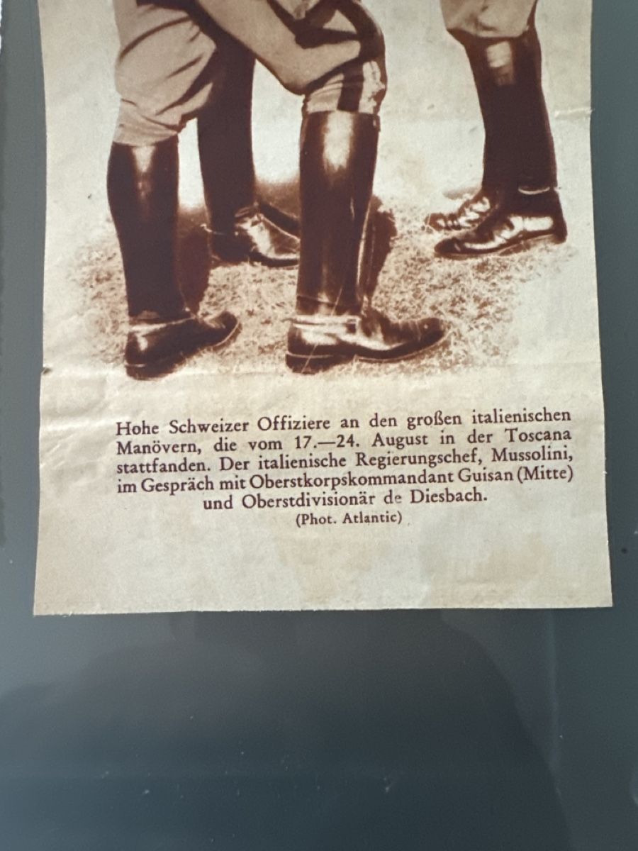 Foto & Immagini: General Guisan / Mussolini – Usato da Morbio Inferiore venduto da Ecod 1