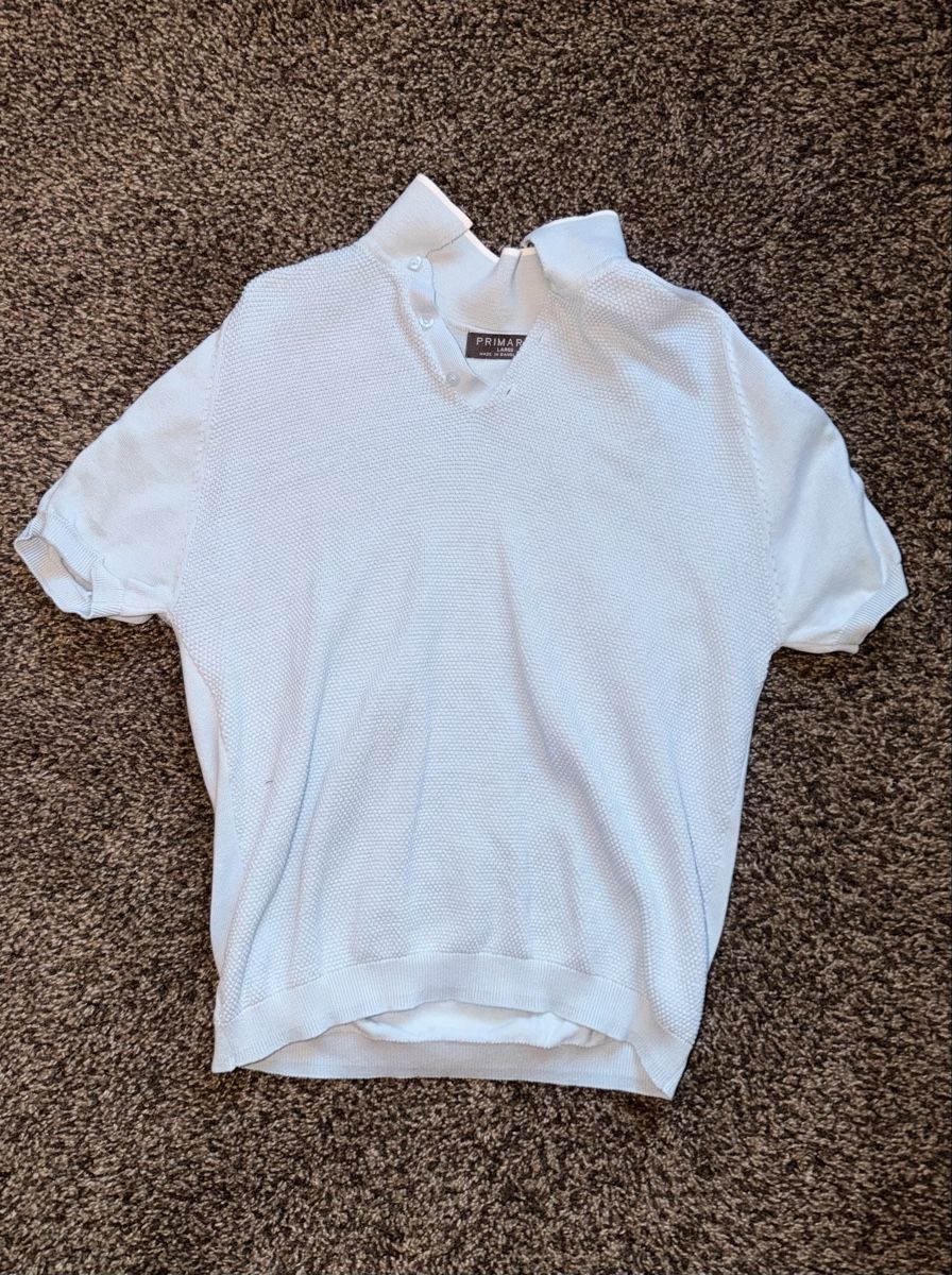 Magliette Polo: Polo Shirt Primark hellblau kurzarm Grösse L – Usato da Itingen venduto da Milan.
