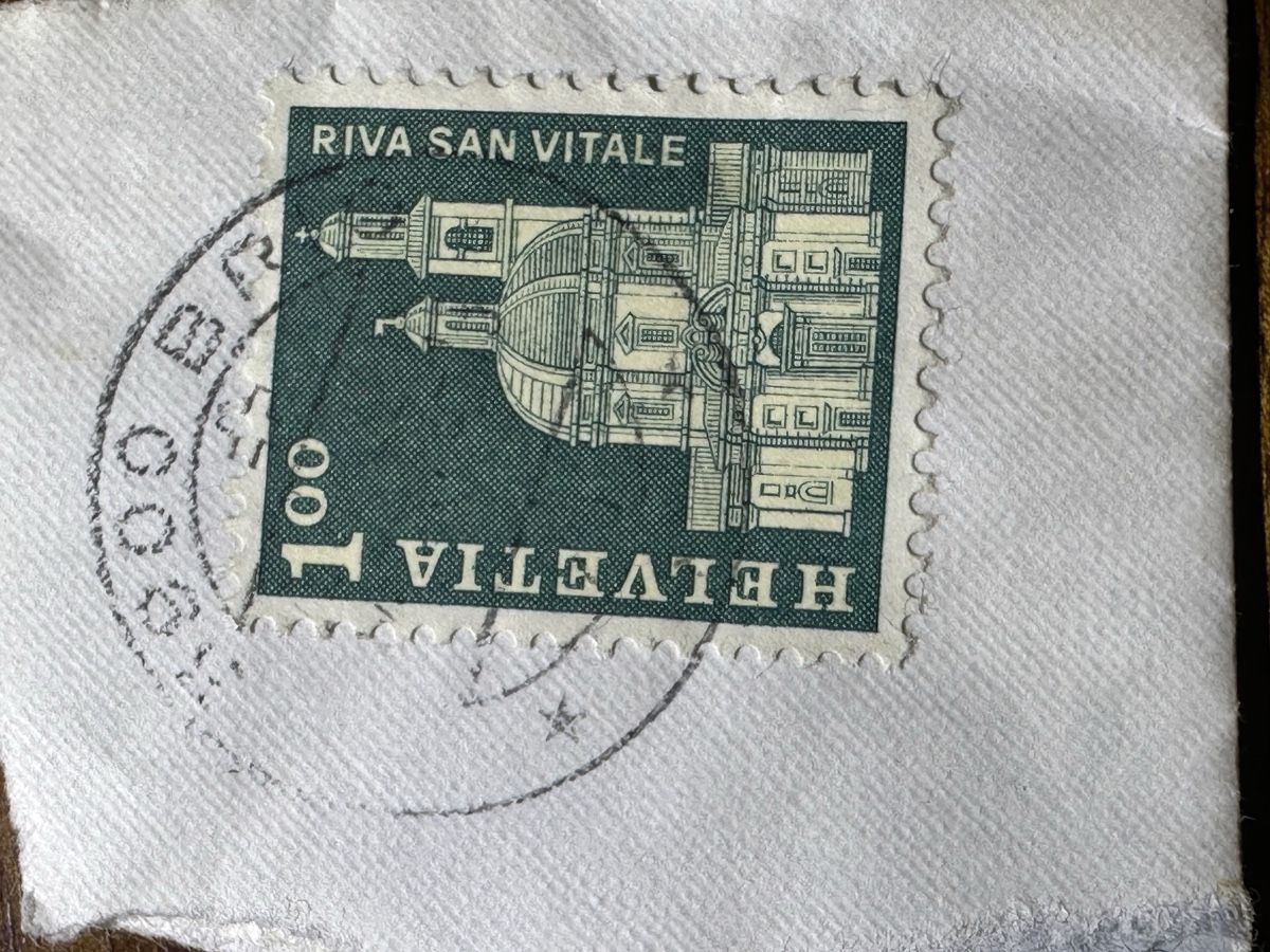 Tutti i francobolli: Timbre Suisse Riva San Vitale  dentelé – Usato da St-Maurice venduto da Gigione01