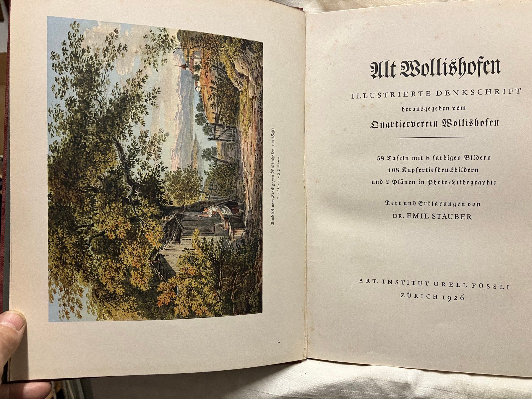 Libri: ALT WOLLISHOFEN UM 1926 – Usato da Pfäffikon ZH venduto da Einarrolf 2