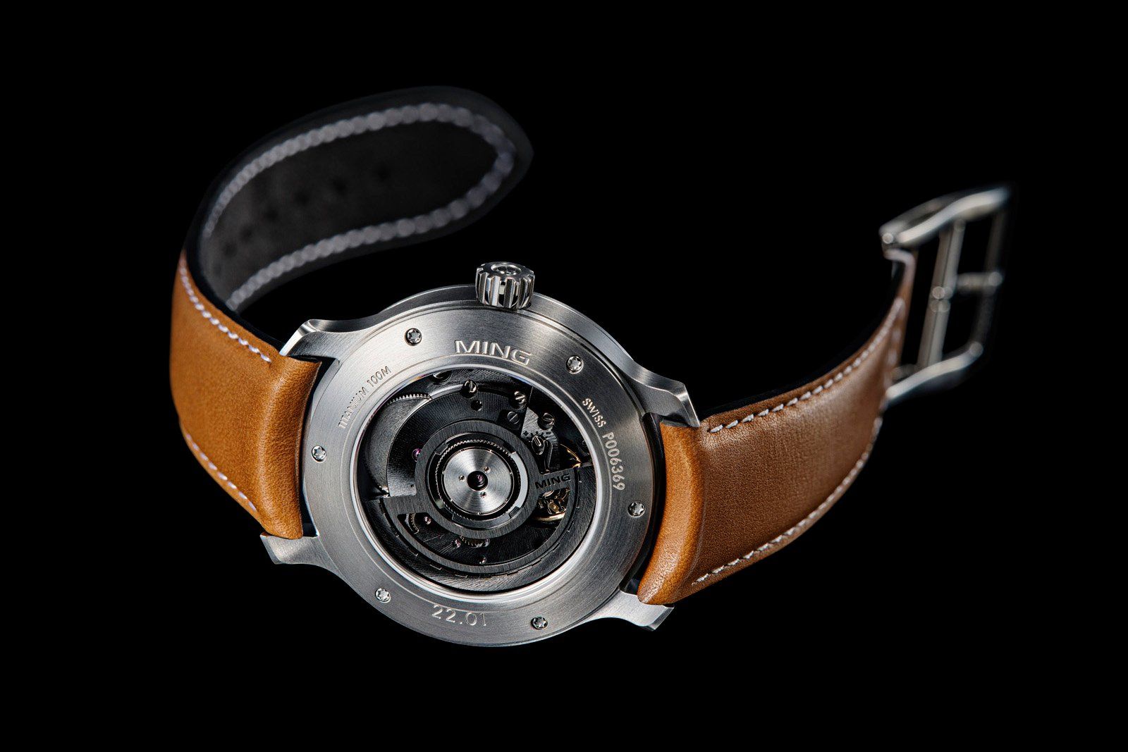 Orologi: Ming 22.01 GMT Gilt – Nuovo e nell'imballaggio originale da St. Gallen venduto da caemca 3