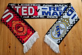 Manchester United vs. Real Madrid Schal Fussball Fan 2013