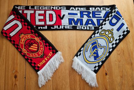 Manchester United vs. Real Madrid Schal Fussball Fan 2013