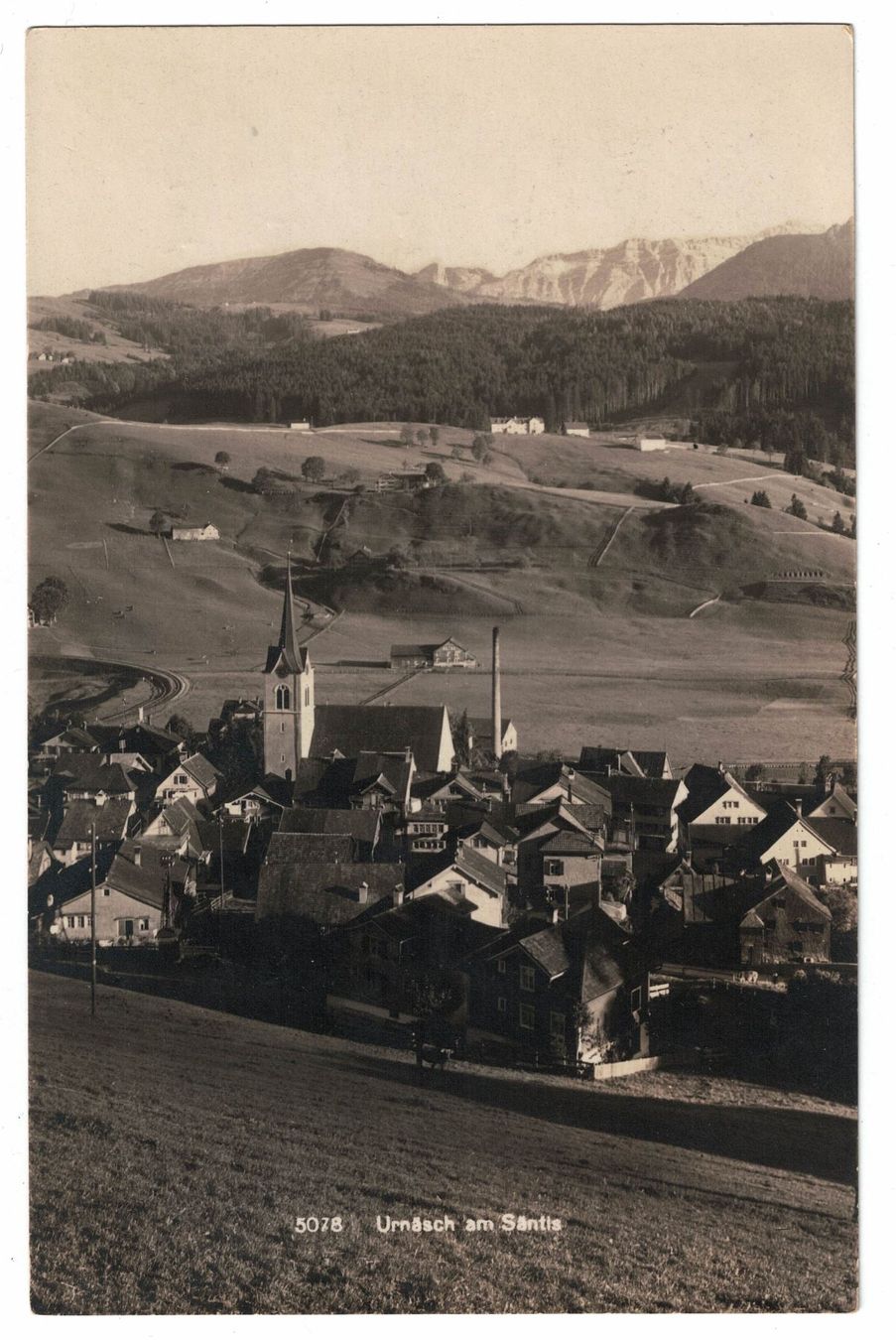 Ansichtskarten: Ansichtskarte Urnäsch am Säntis – Gebraucht aus Küsnacht ZH von scholli58