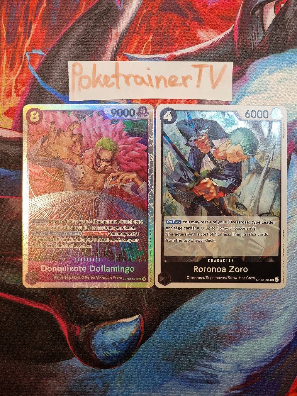Bandai Sammelbilder & Trading cards: Donquixote Doflamingo op 10 card bundle – Neu (gemäss Beschreibung) aus Zihlschlacht von PixeltrainerTV