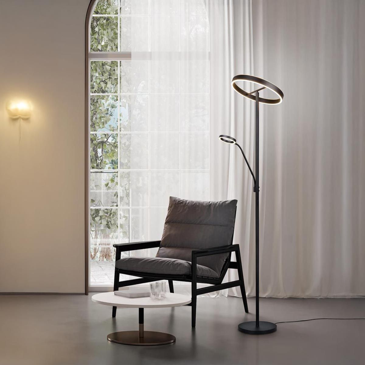 Lampade: LED Stehleuchte, Dimmer, 180 cm Höhe – Nuovo (secondo la descrizione) da Kreuzlingen venduto da Smart-Light 1