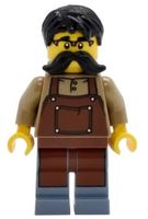 LEGO Minifigur Uhrmacher (aus Set 10350)