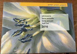 Jahresserie 2016, komplett mit ET-Halbmond-Stempel