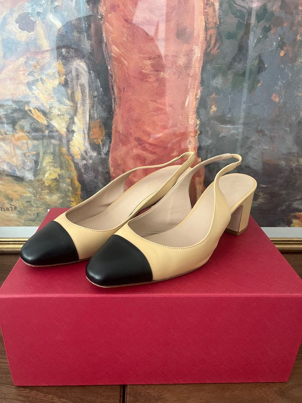 Scarpe da donna: Scarosso Miranda Nude Edit Slingback Pumps – Usato da Grand-Lancy venduto da Edicuni