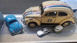 Vier " VW " Modellautos 