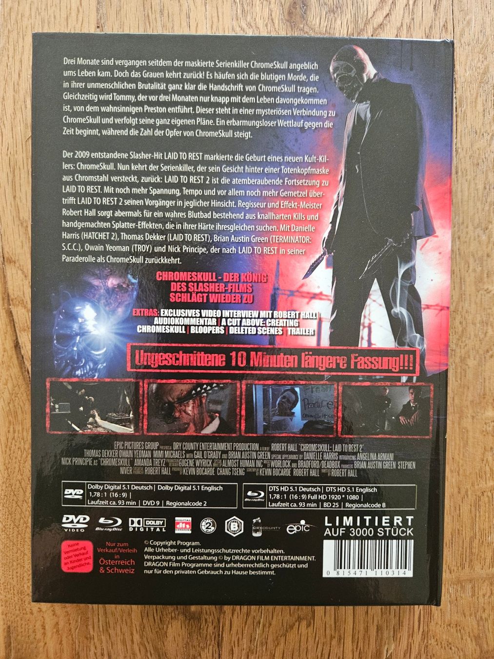 Tutti i DVDs: Chromeskull Laid to Rest 2 uncut – Usato da St.Gallen venduto da Capsule_Corporation 1
