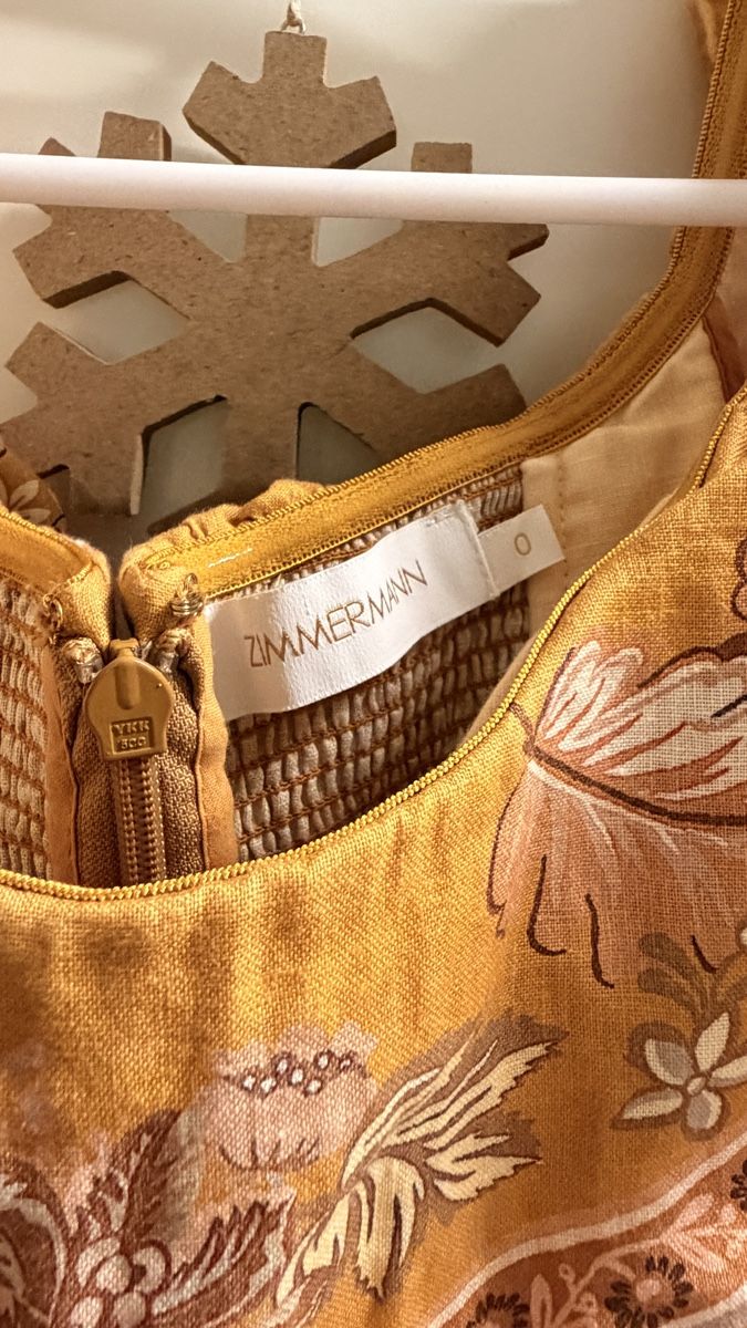 Zimmermann Vestiti: Zimmermann Kleid mit Muster gelb neuwertiger Zustand – Usato da Ibach venduto da Harmony0717 1