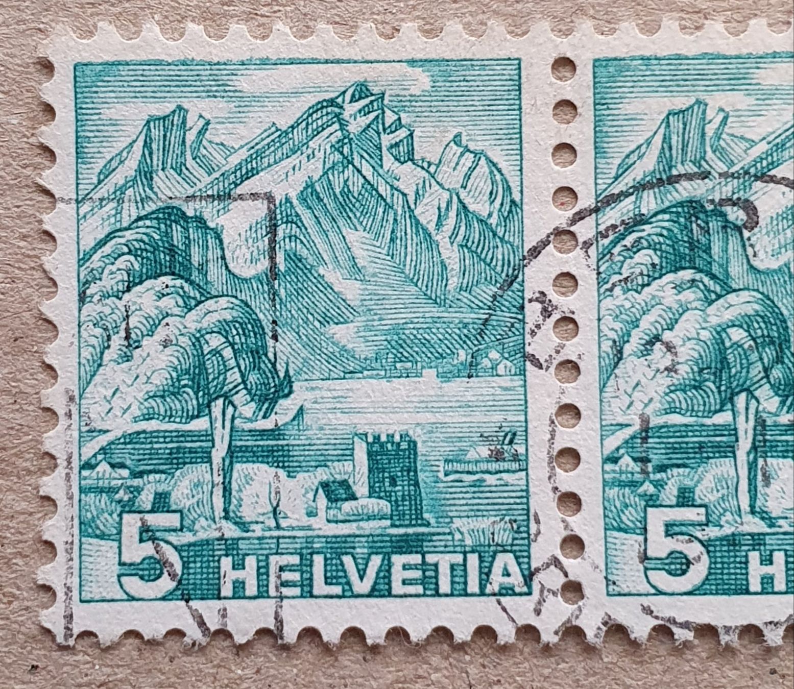 Tutti i francobolli: Nr 202 Diverse Fehler (Pilatus) – Usato da Balgach venduto da SIMEON27 5