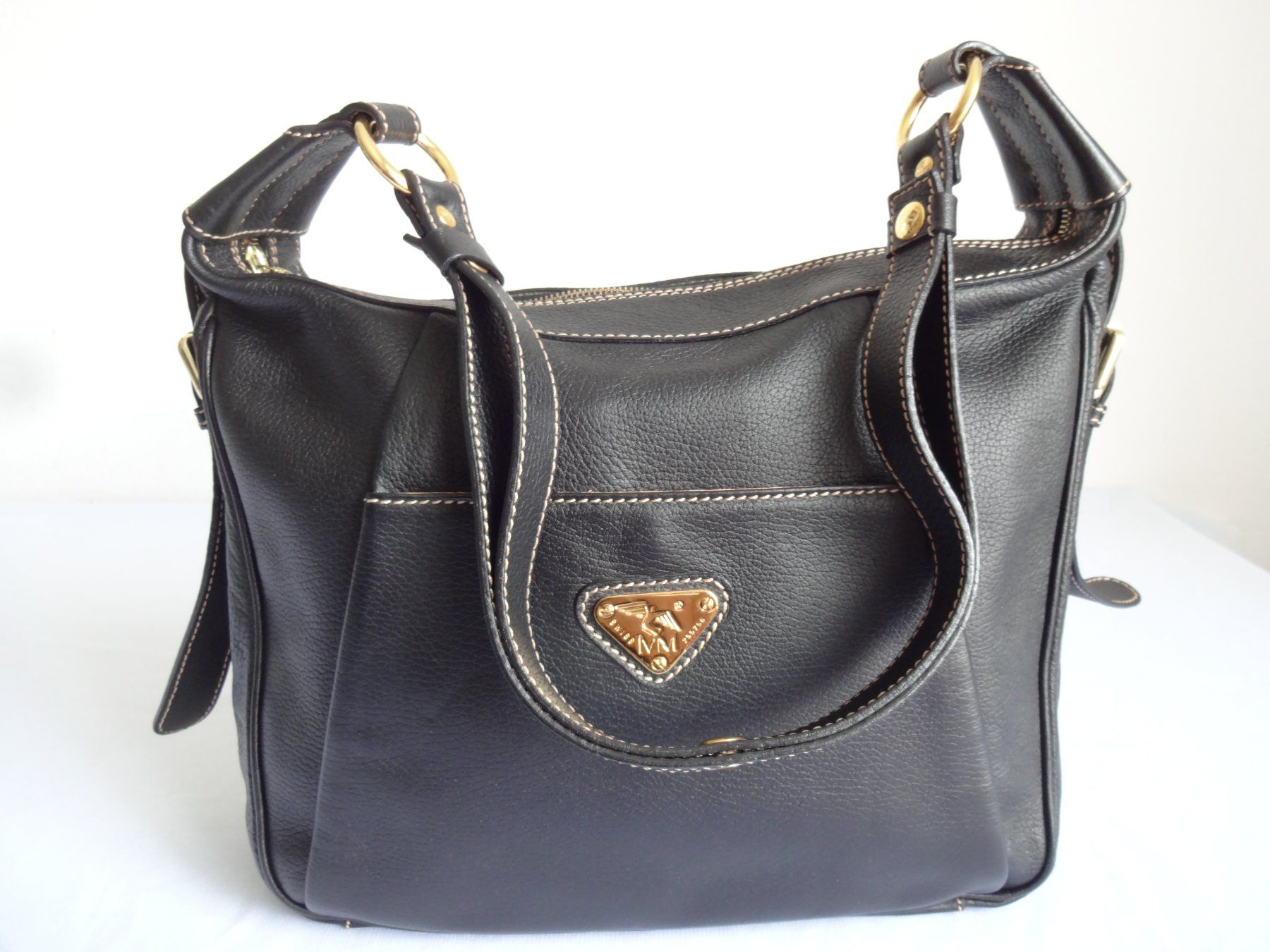 Maison Mollerus Taschen für Damen: Orig."Maison Mollerus" Echtleder Schwarzes Umhängetasche – Gebraucht aus Frauenfeld von rey06 2