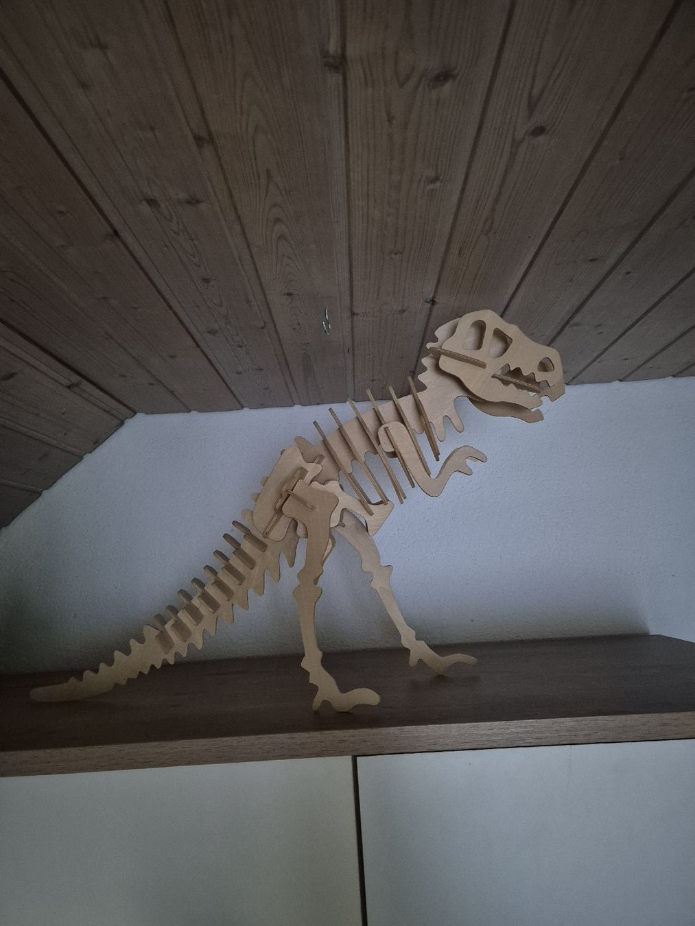 Kit bricolage: T-Rex Holzpuzzle 3D – Usato da Holderbank SO venduto da Sylvester.77