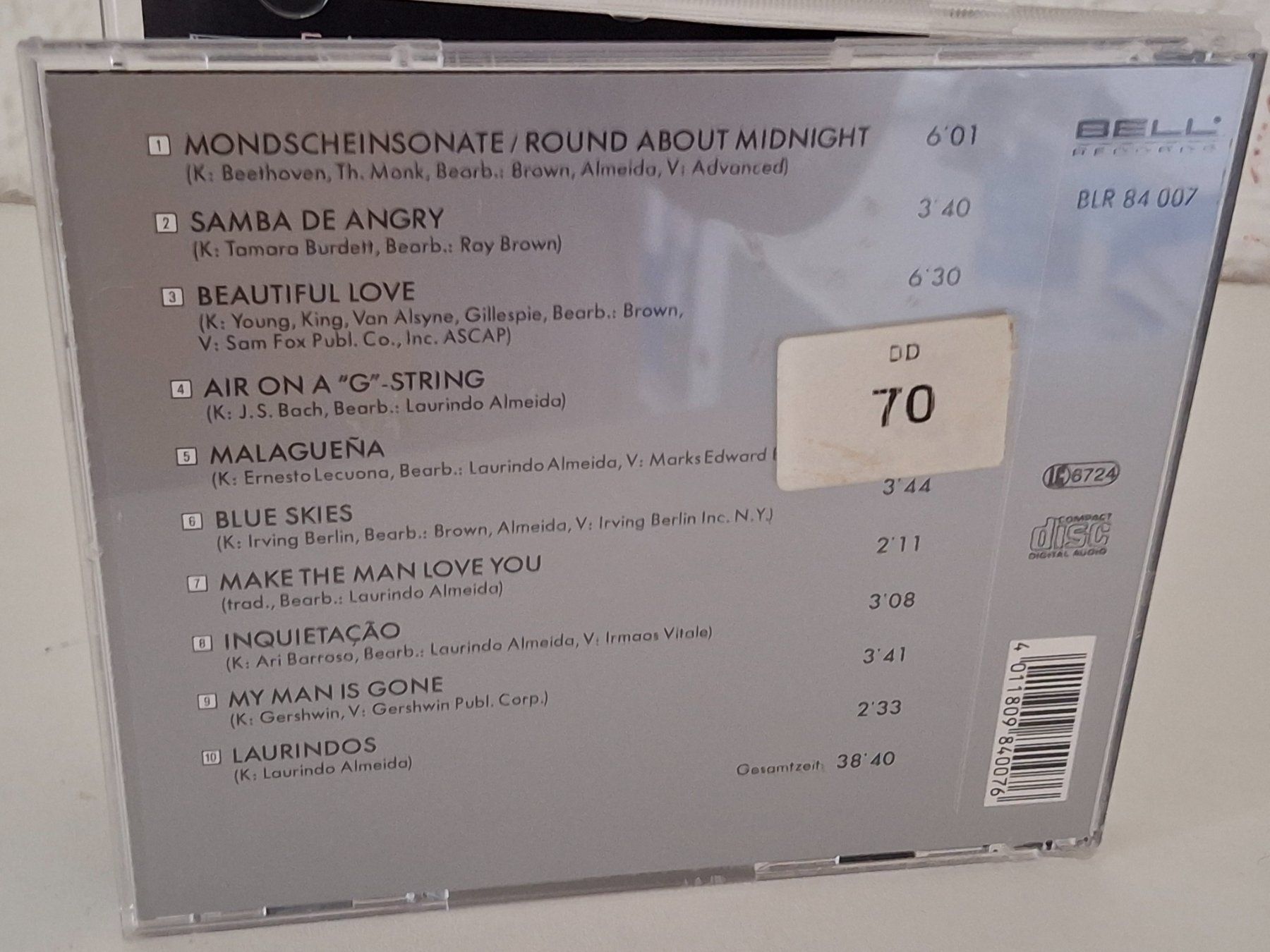 CDs: CD Ray Brown & Laurindo Almeida - Moonlight Serenade – Gebraucht aus Aarberg von Jackup1 1