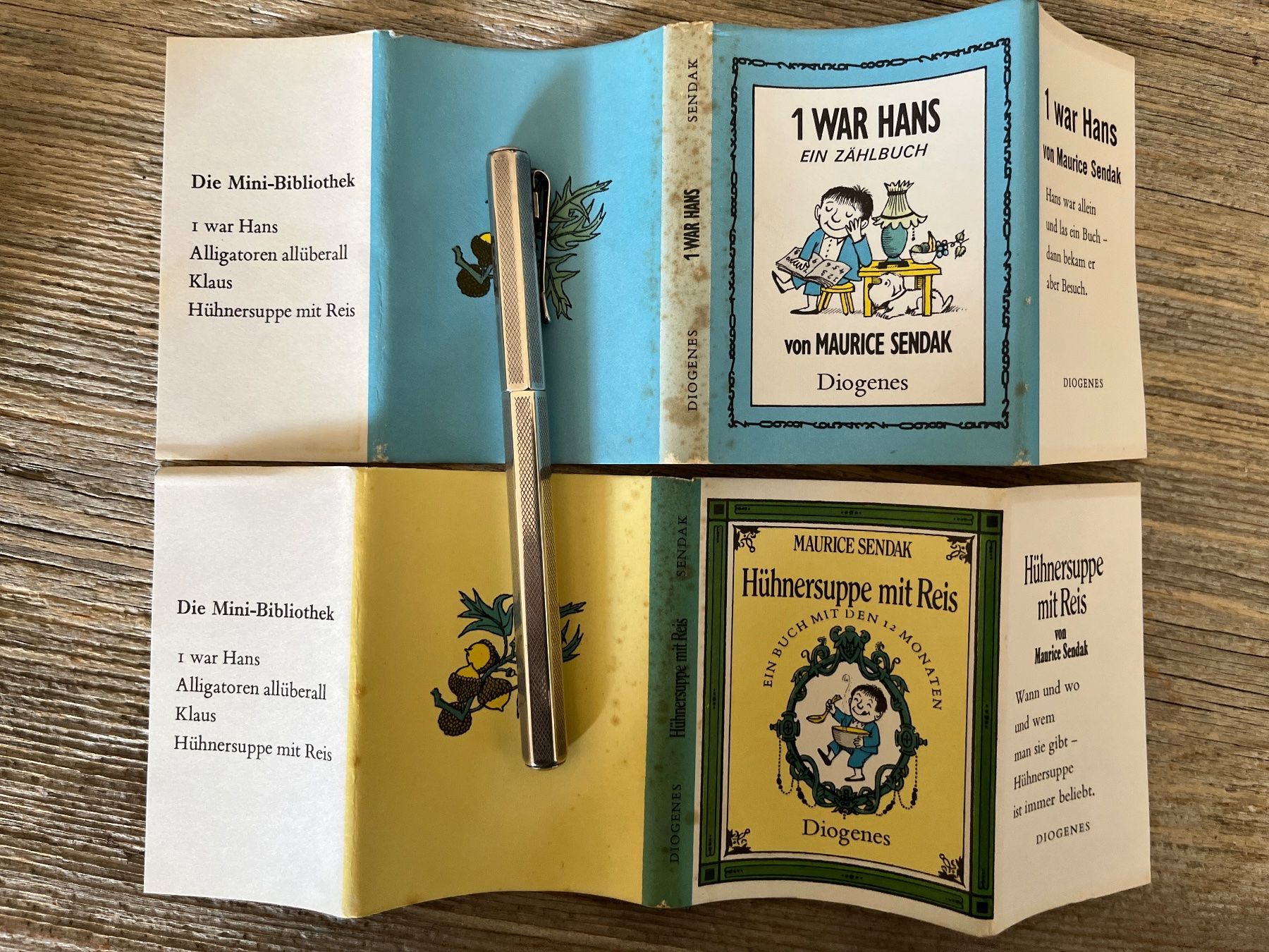 Libri: Mini Bibliothek Maurice Sendak Karton plus 4 Büchlein,  1972 – Usato da Pfäffikon ZH venduto da buresi 1