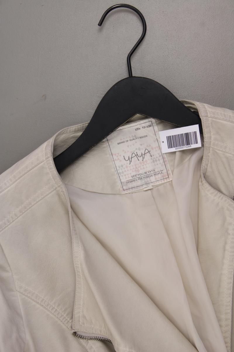 Giacche: YAYA Kunstlederjacke Gr. 36 creme – Usato da Neustadt an der Waldnaab venduto da SecondLifeFashion 1