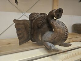 Boho Hippie Elefant Wanddeko