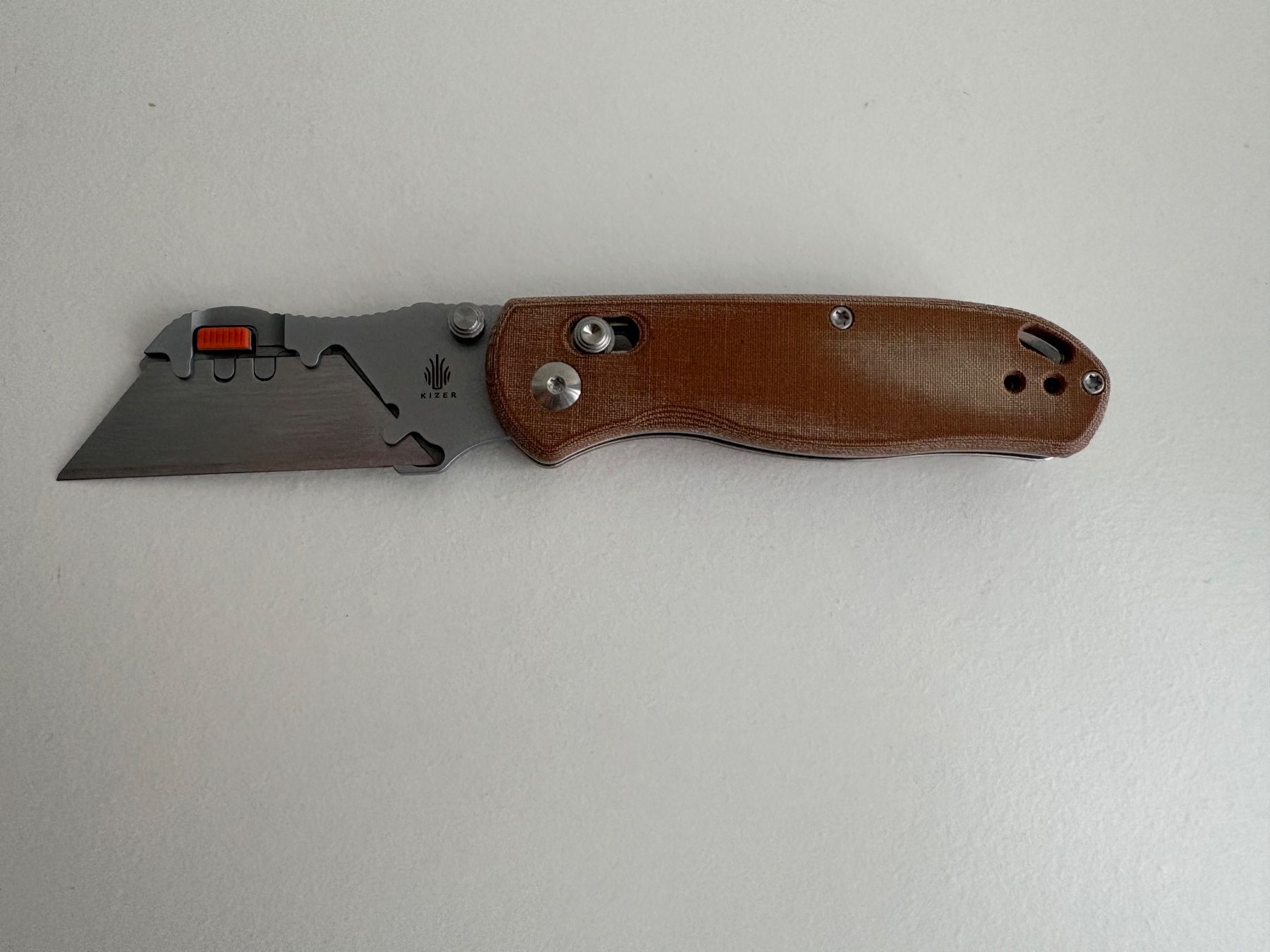 Coltelli tascabile: Kizer Drop Bear Utility Micarta , EDC  Klappmesser – Nuovo e nell'imballaggio originale da Kreuzlingen venduto da ROMANR1 1