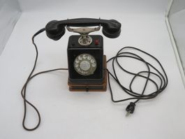 Waehlscheibentelefon PTT mit Bakellithörer