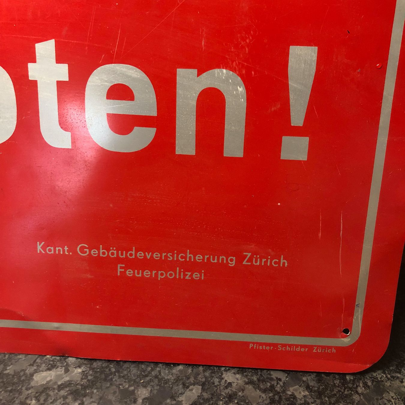 Insegne: altes Blechschild - Rauchverbot - Vintage – Usato da Ittenthal venduto da Hwaggis 1