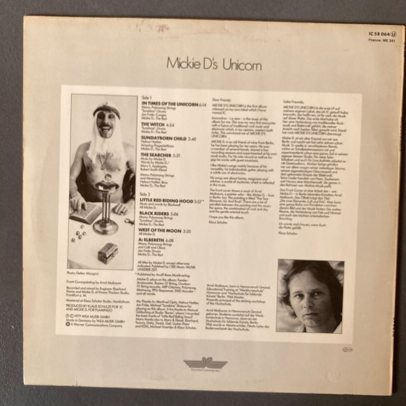Dischi in vinile: Mickie D's Unicorn - LP – Usato da dachsen venduto da oheio 1