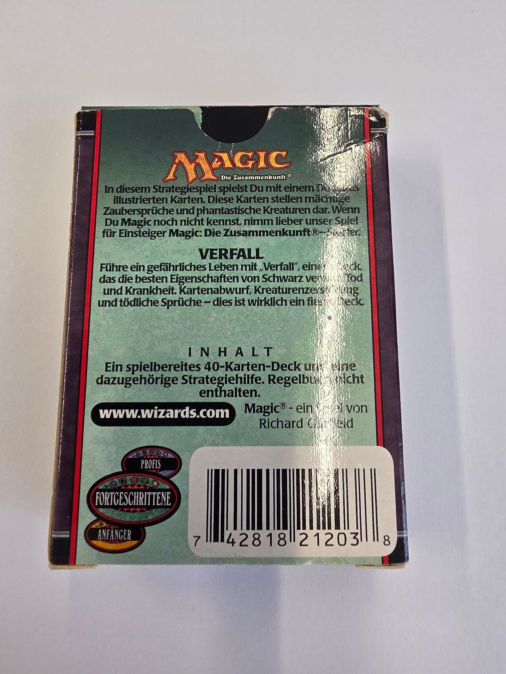 Magic The Gathering Cartes à collectionner: MTG Deck-Box 7. Edition Verfall-Deck - nur Schachtel – D'occasion à Mörigen par Gadgeteer 1
