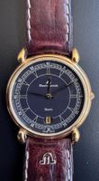 Maurice Lacroix Armbanduhr Quarz Gold Lederband Box