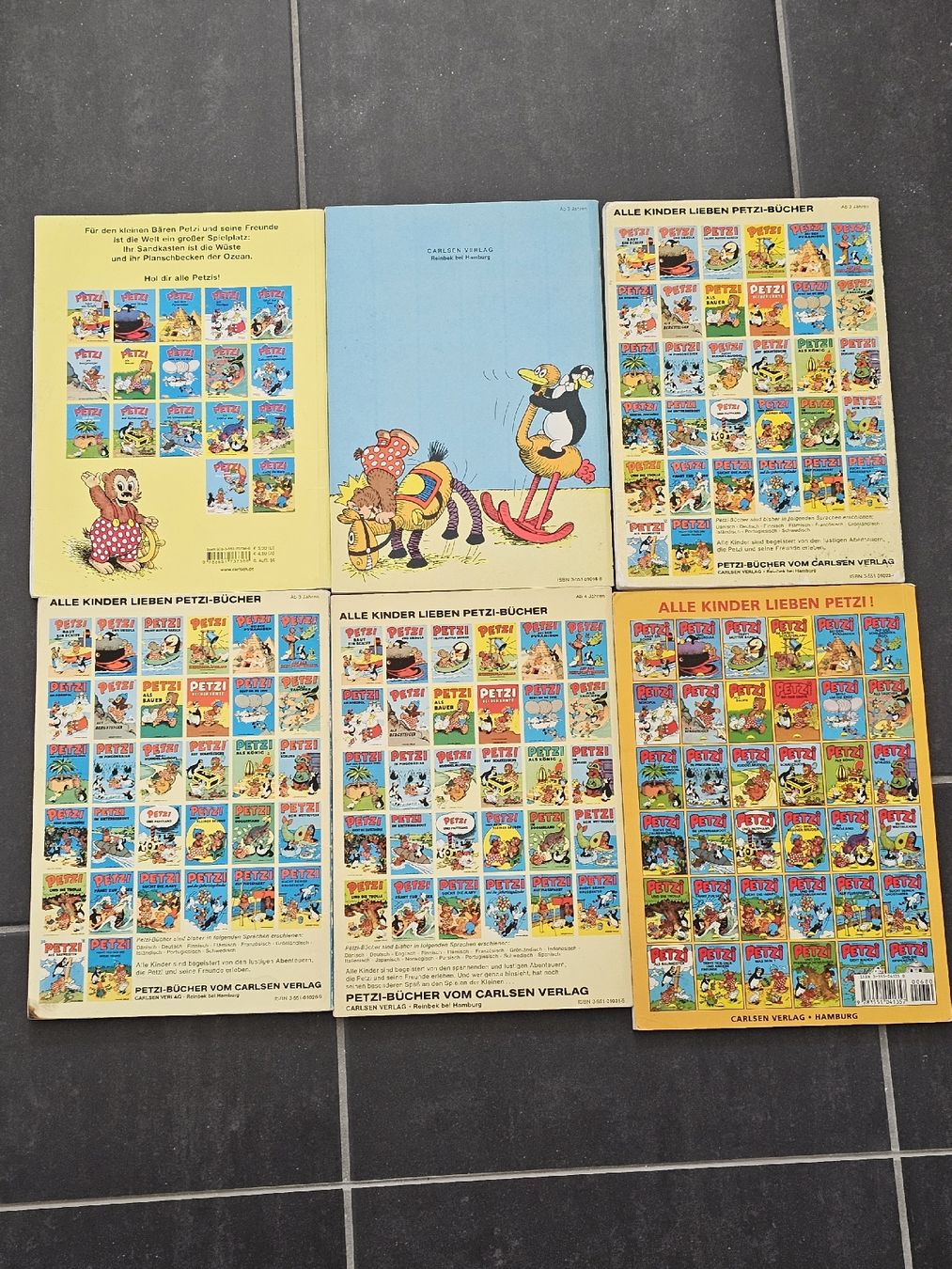 Fumetti: 6 Petzi Comic Bücher Carlsen Verlag – Usato da Klingnau venduto da Eibermend1 1