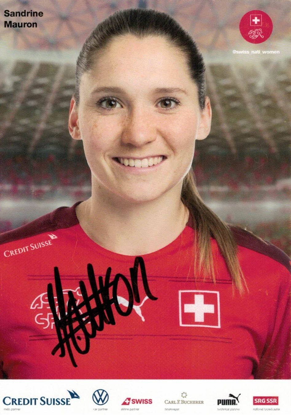 Autografi: Sandrine Mauron Autogramm handsigniert Schweiz 2020 SELTEN – Nuovo (secondo la descrizione) da Thalwil venduto da JogaB0nito