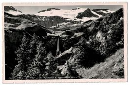 Geltental mit Geltenhorn, Wasserfall, gelaufen 1953