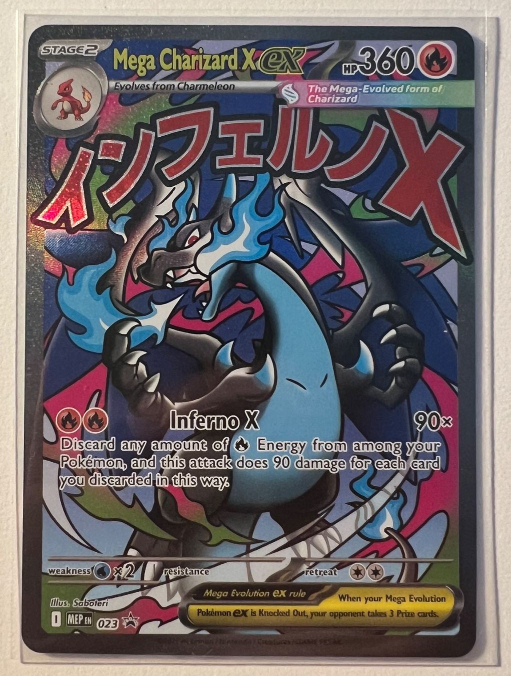 Pokémon Sammelbilder & Trading cards: Mega Charizard X ex #23 Promo - English – Gebraucht aus Etoy von RochetteCards