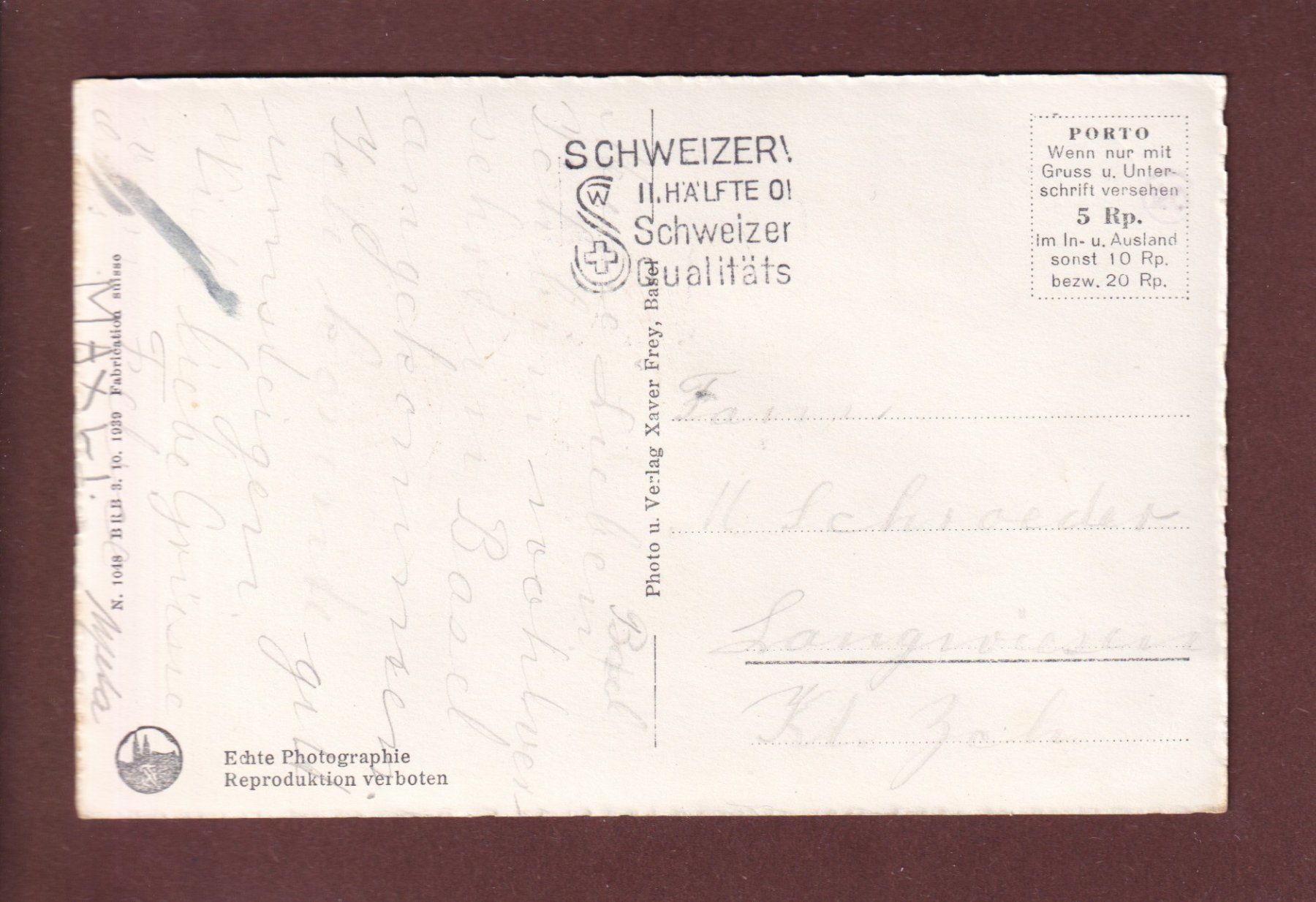 Cartoline postali: BASEL - Bundesbahnhof - Tram - Auto // leichter Eckbug // – Usato da Pully venduto da nicecards 1
