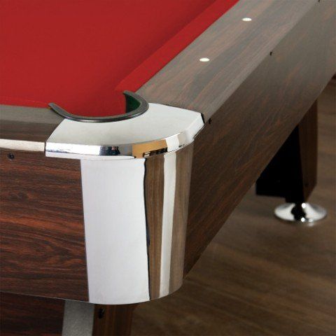 Tavoli da biliardo: 7 ft Billardtisch "Premium" – Braun / Rot – Usato da Olten venduto da antonio.troia 3