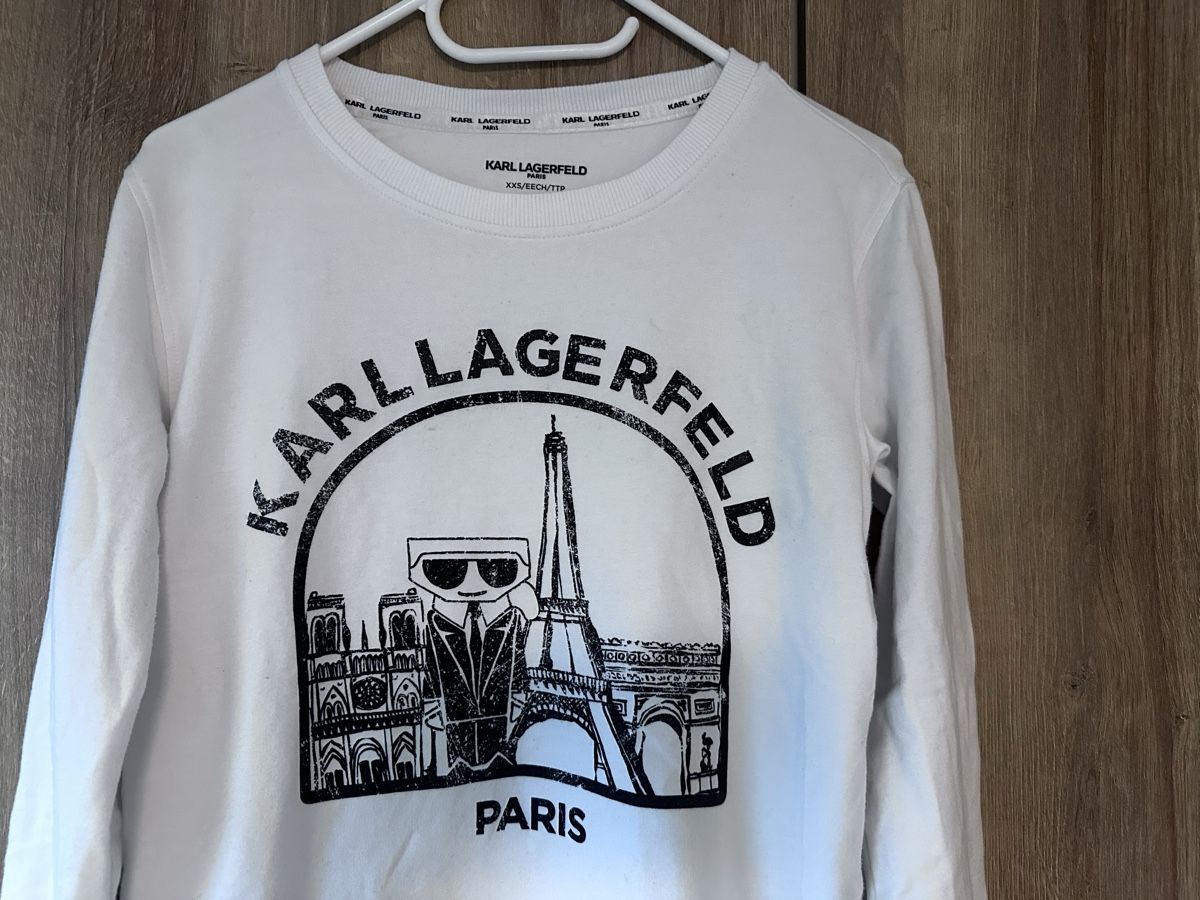 Karl Lagerfeld Maglioni & Felpe: Karl Lagerfeld Pullover Weiss Grösse XXS fast neu – Nuovo (secondo la descrizione) da Chur venduto da BondiGR 1