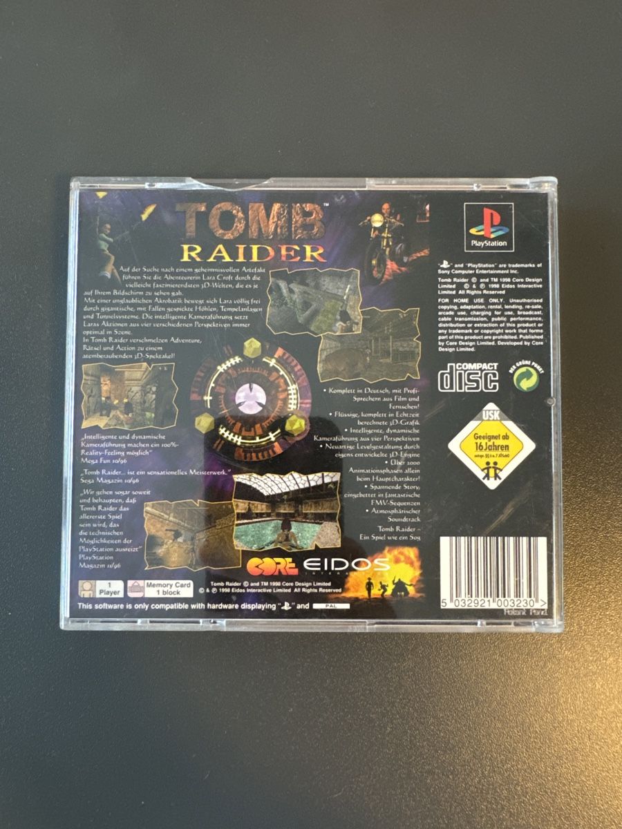 Sony Giochi: Ps1 - Tomb Raider – Usato da Zürich venduto da Manuel.Huber 2