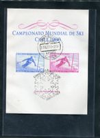 Chile Ski WM 1966 gestempelt