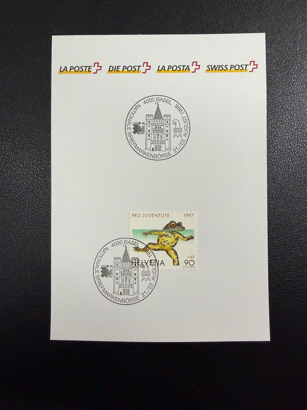 Timbri: Nationale Briefmarkenbörse Basel 1998 – Usato da oberrüti venduto da jeanmei