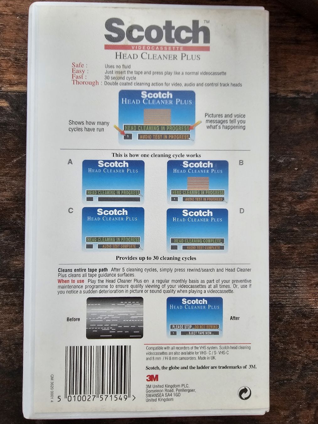 Tutti i VHS: Scotch VHS Head Cleaner 90er – Usato da Eiken venduto da Geli_212 1