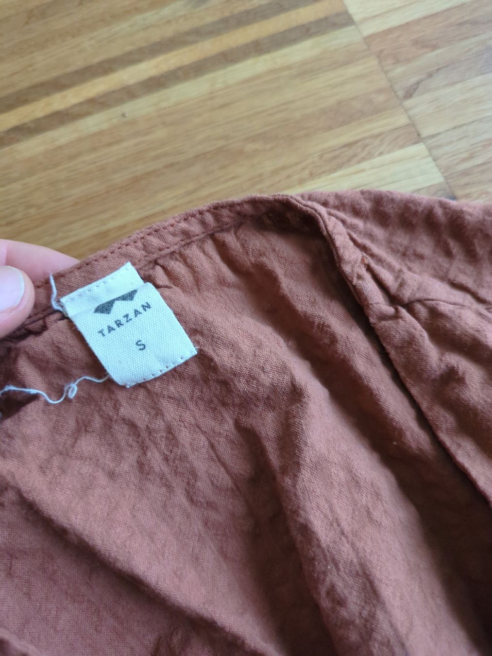 Tute: Tarzan Jumpsuit, Grösse S, Rostbraun – Usato da Basel venduto da Blumenwiese2 1