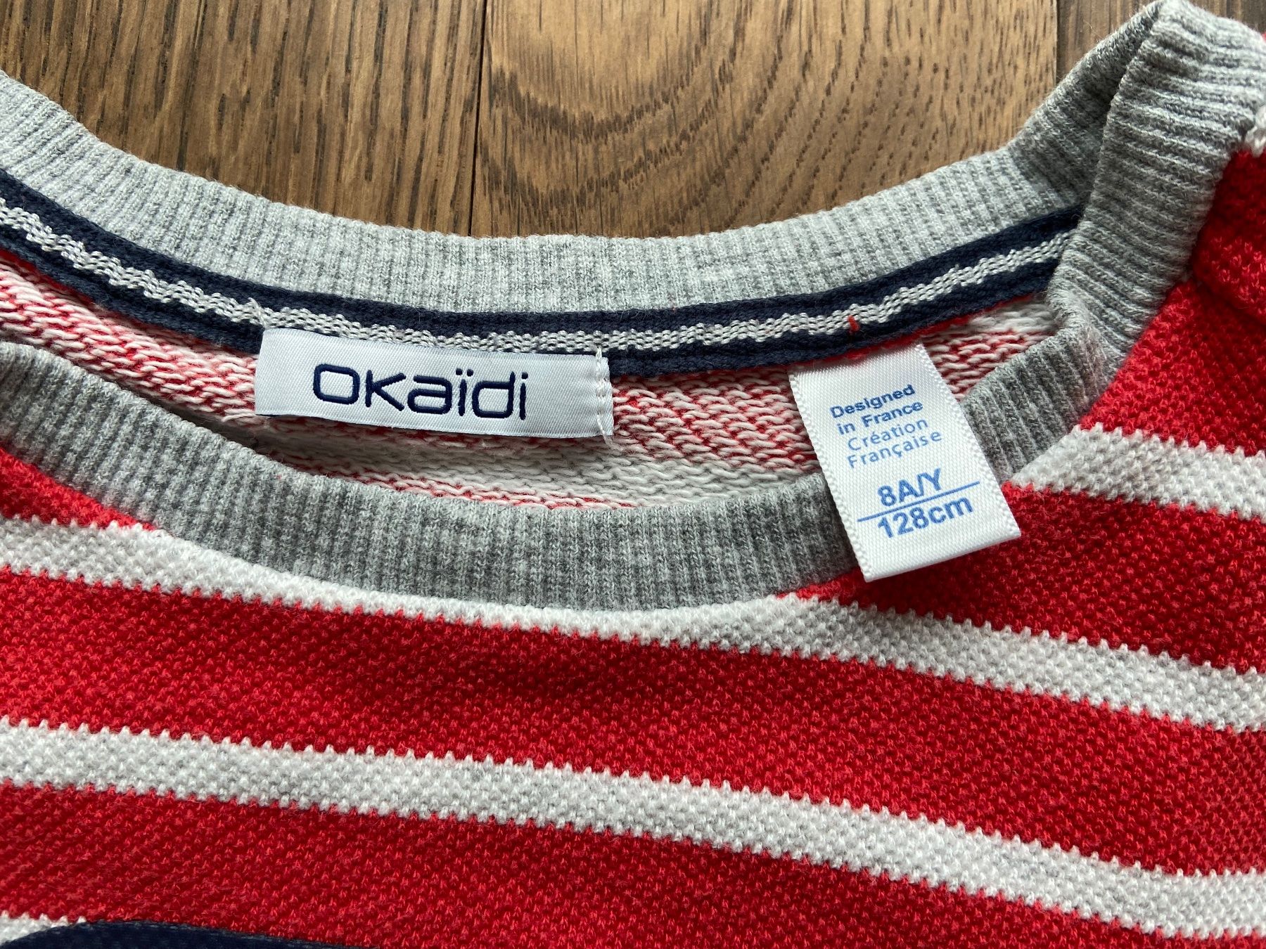 Okaidi Maglioni & Felpe: gestreifter Pullover, Okaidi, Gr. 128 – Usato da Au ZH venduto da cafisafr 2